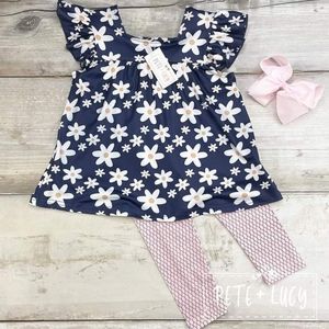 Girls and toddler pants set